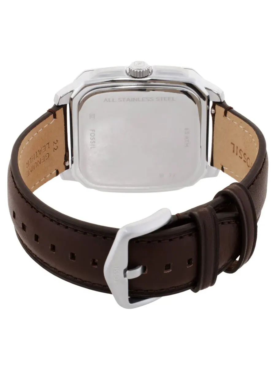 Мужские часы Fossil Crosby с зеленым циферблатом из кварца FS6150 — изображение 3 из 3, оттенок серебряный