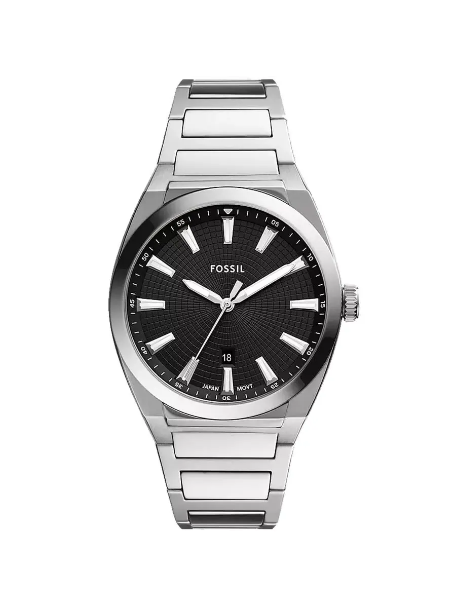 Мужские часы Fossil Everett с черным циферблатом FS5821