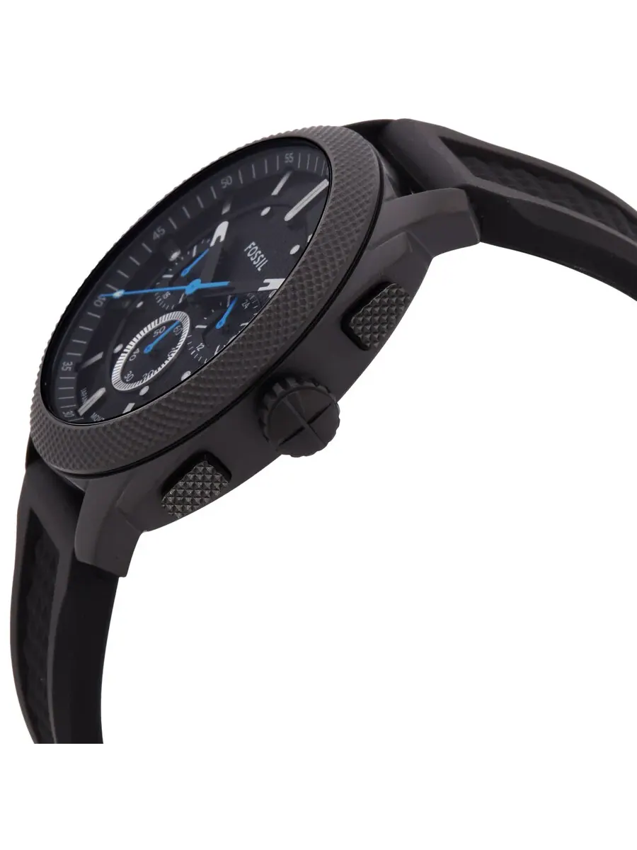 Мужские часы Fossil Machine с хронографом, кварцевые, черный циферблат FS6099 — изображение 2 из 3