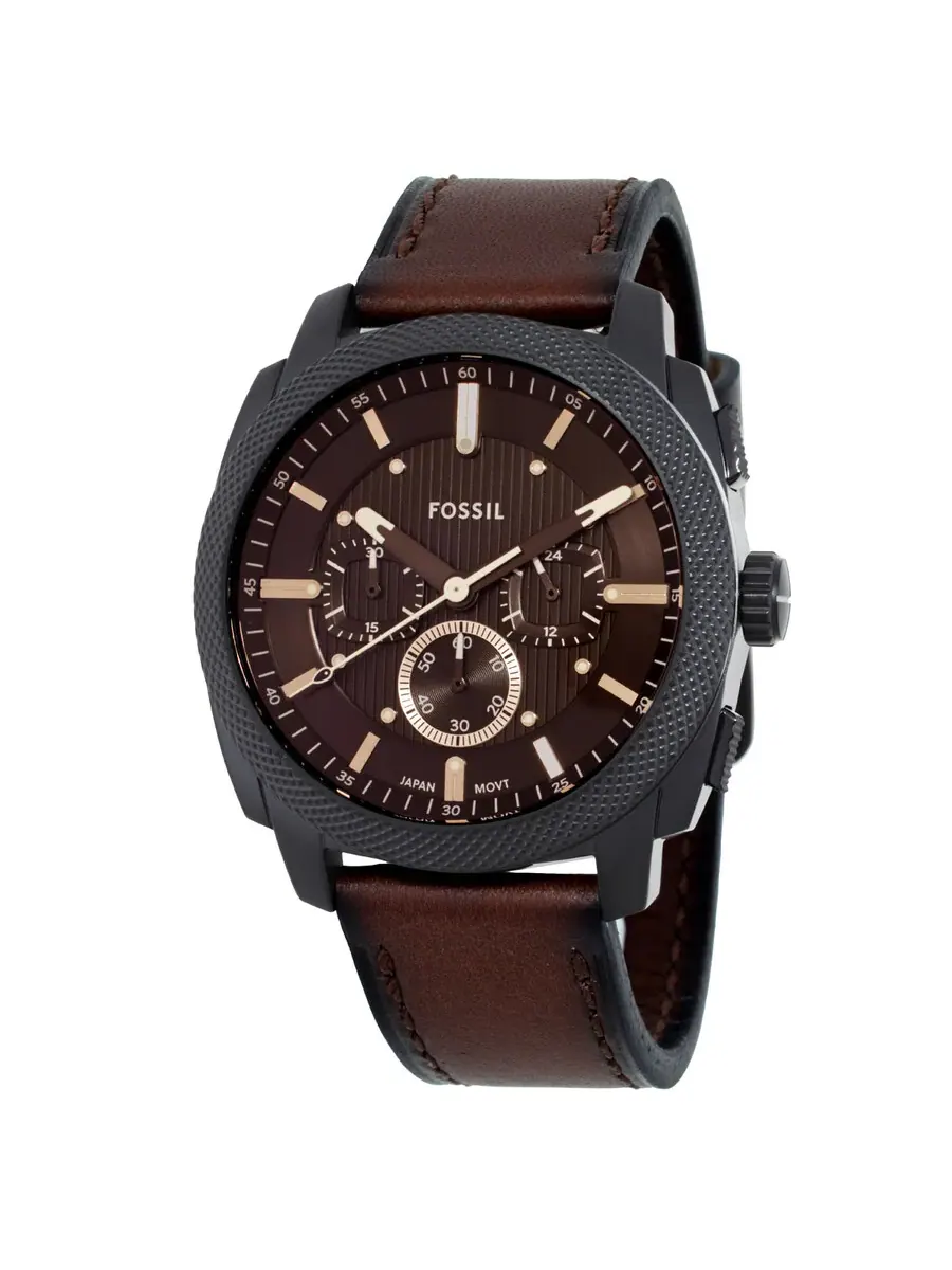 Мужские часы Fossil Machine Chronograph с кварцевым механизмом FS6101