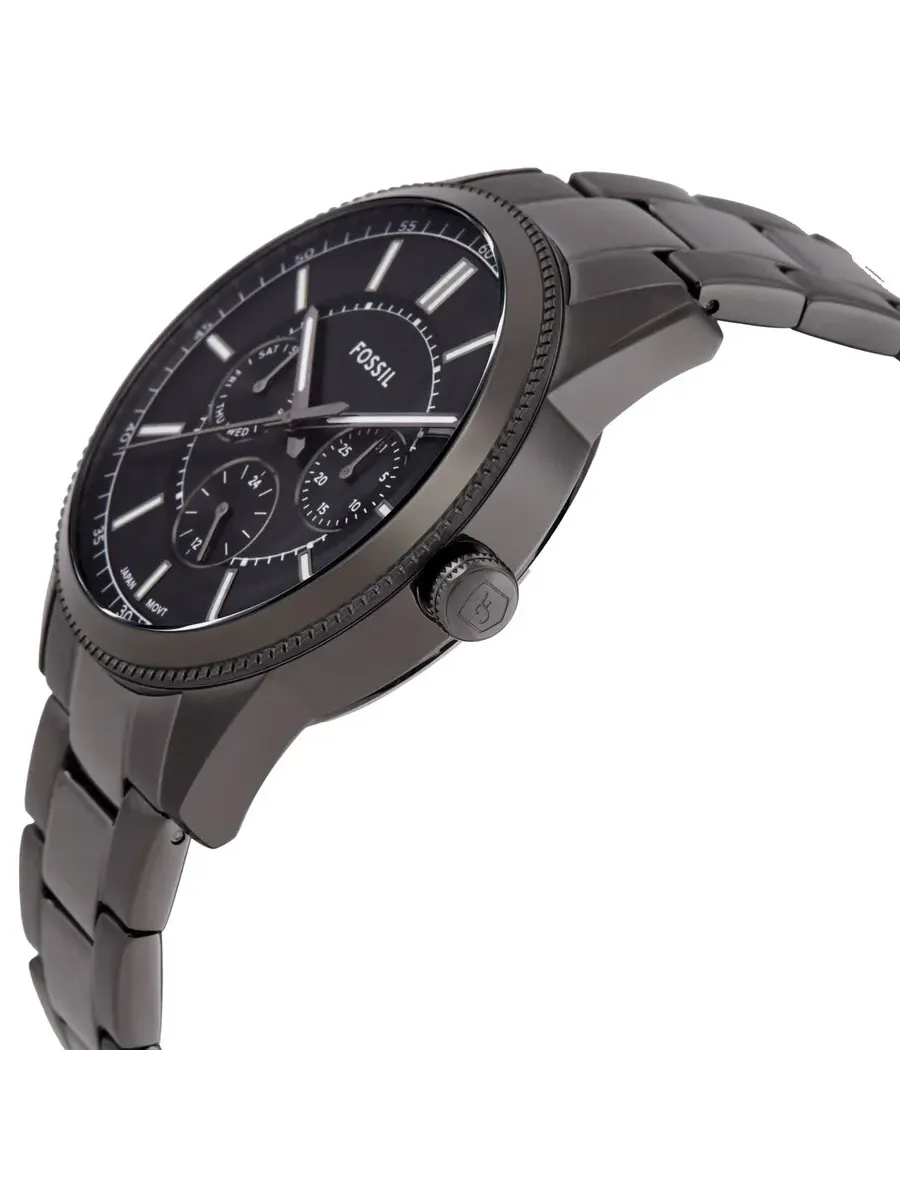 Мужские часы Fossil Pearson с черным циферблатом Quartz FS6136 — изображение 2 из 3, оттенок серый