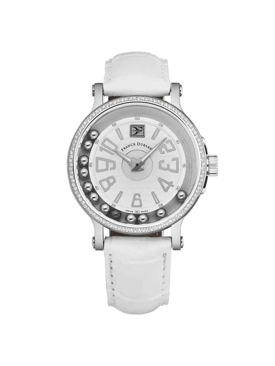 Женские часы Franck Dubarry Crazy Balls с белым циферблатом CB0308