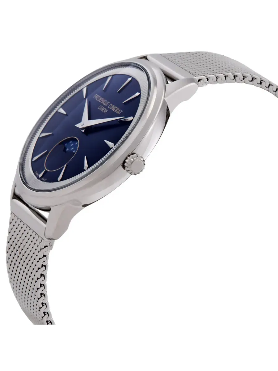 Часы Frederique Constant Classics Moneta с фазами луны и кварцевым механизмом FC-206N3S6B — изображение 2 из 3