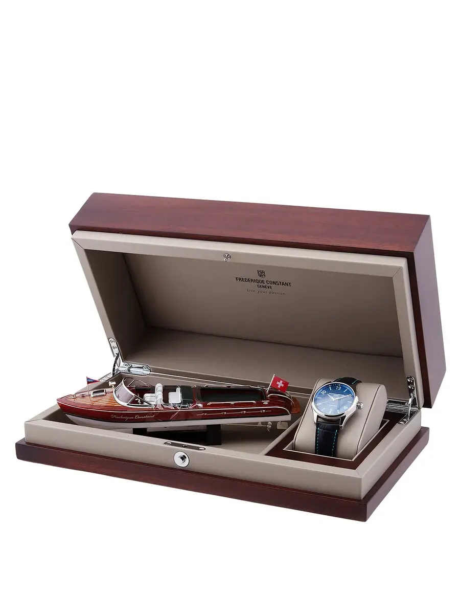 Часы Frederique Constant Classics Runabout Automatic с синим циферблатом FC-303RMLN5B6 — изображение 4 из 4