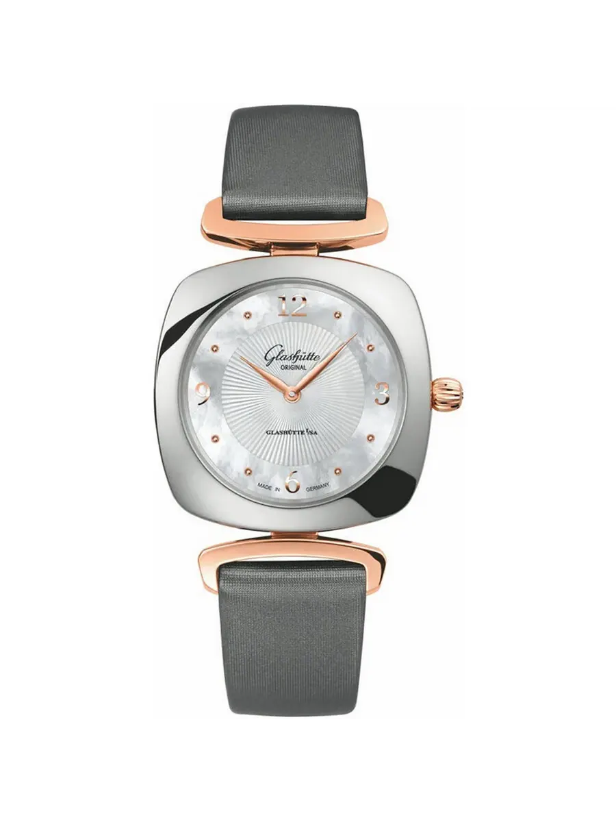 Женские кварцевые часы Glashutte Original Pavonina 1-03-02-03-06-34 — серебристый