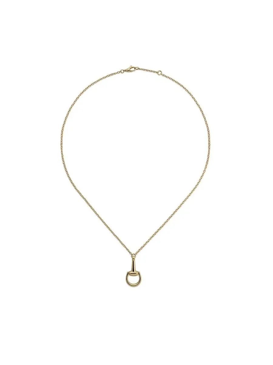 Цепочка Gucci с конской запряжкой 18K - Ybb795818001 — желтый