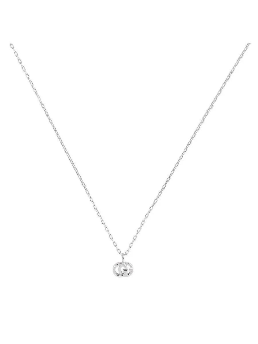 Ожерелье Gucci GG Running из белого золота