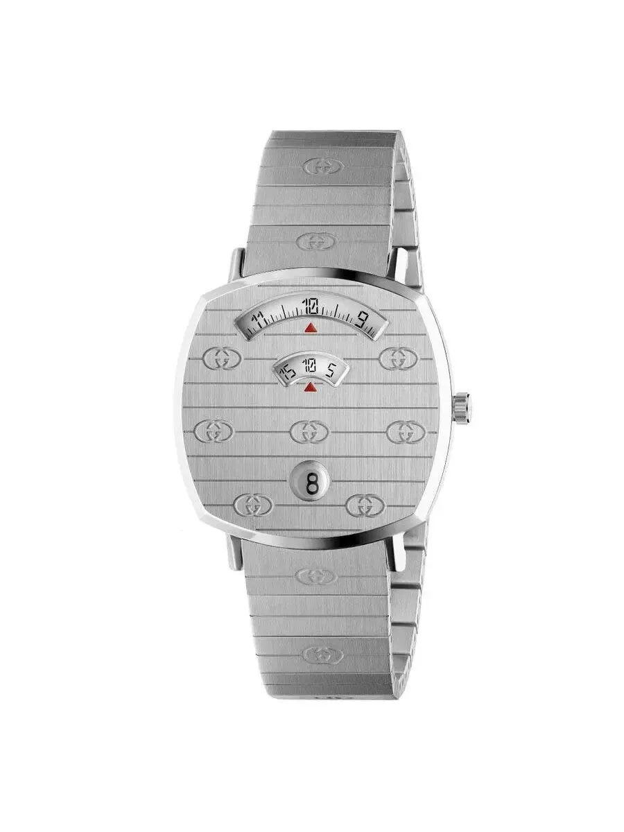 Женские часы Gucci Grip Quartz с белым циферблатом YA157401