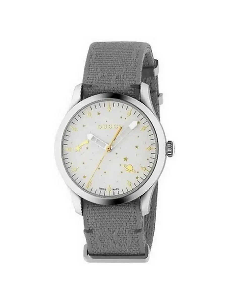 Часы унисекс Gucci G-Timeless Quartz с белым циферблатом YA1264184