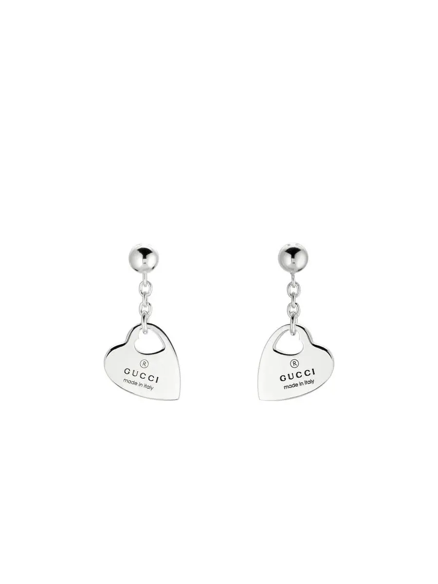 Серьги с сердечком Gucci Ybd796312001