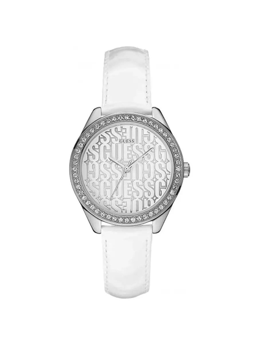 Женские кварцевые часы Guess Trance с серебристым циферблатом W0560L1
