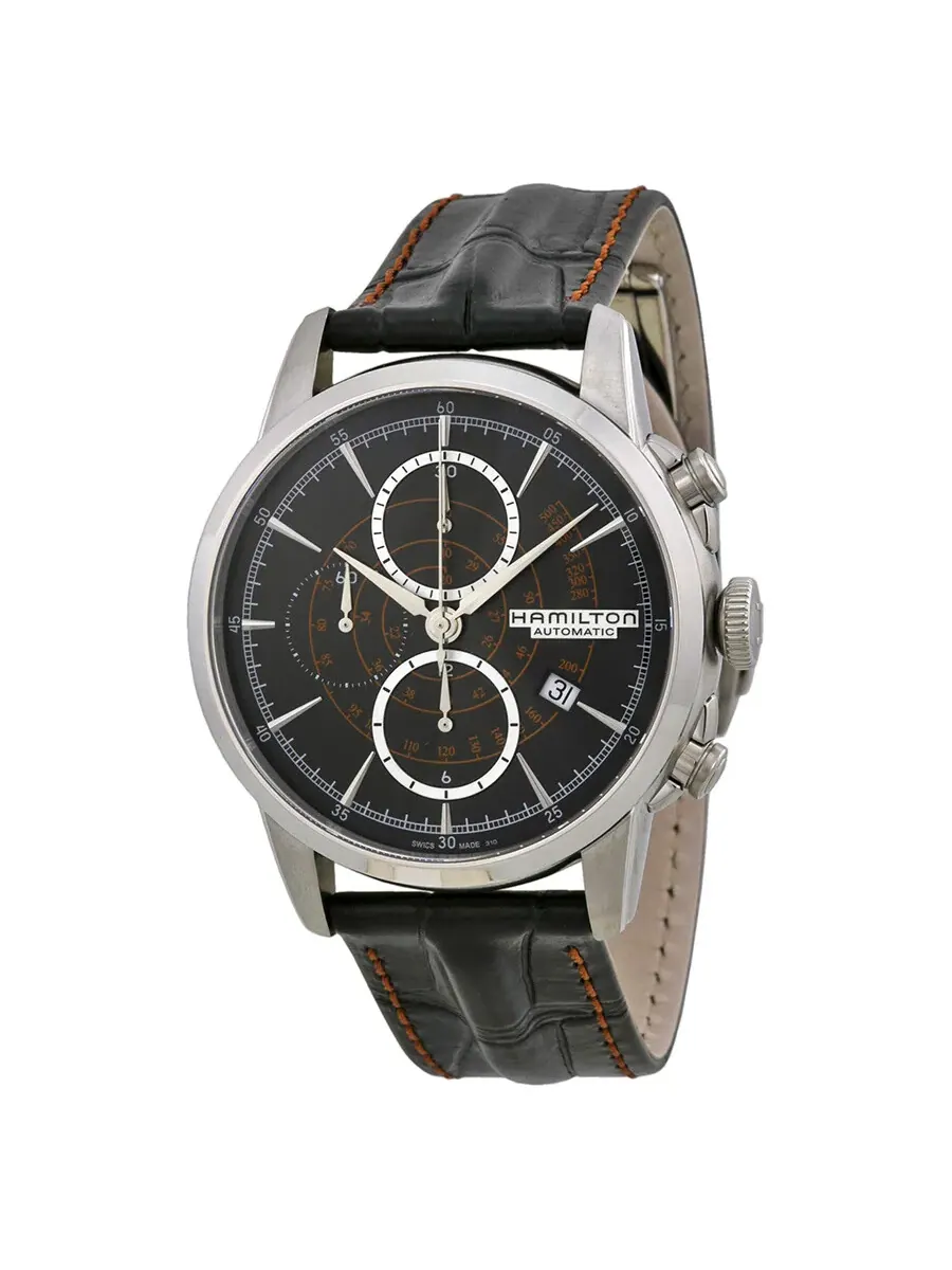 Мужские часы Hamilton American Classic Automatic Chronograph H40656731 — серебристый