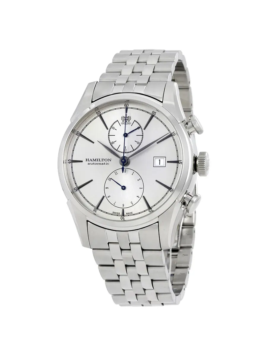 Мужские часы Hamilton American Classic Spirit Liberty Chronograph H32416981 — серебристый