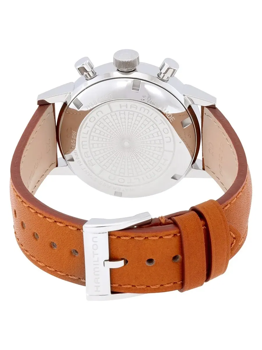Мужские часы Hamilton Intra-Matic Chronograph Automatic с синим циферблатом H38416541 — изображение 3 из 3