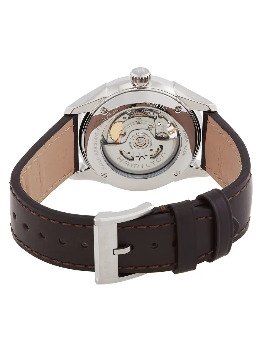 Часы Hamilton Jazzmaster Open Heart Auto Automatic с серебристым циферблатом H32675551 — изображение 3 из 3