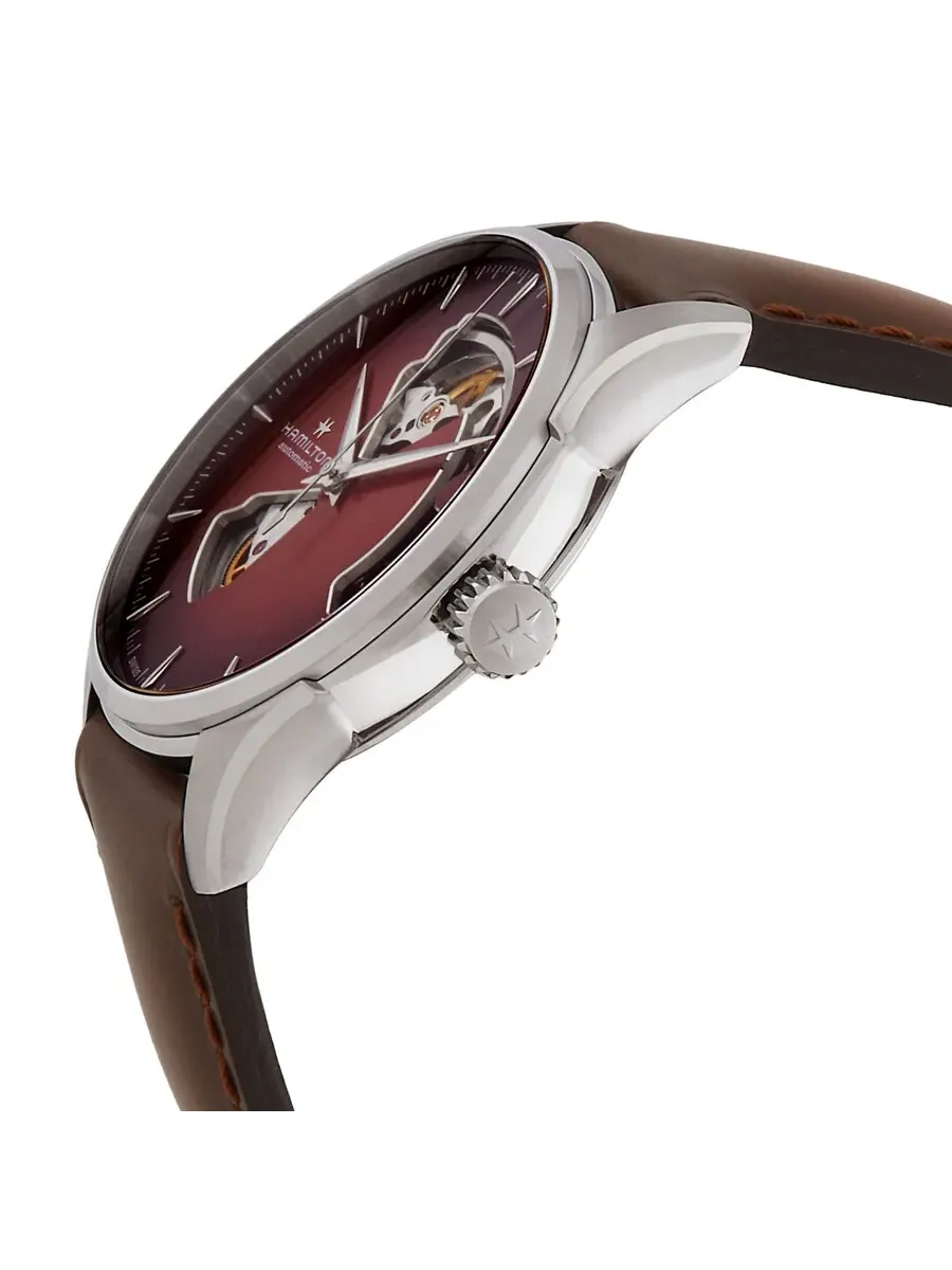 Часы Hamilton Jazzmaster Open Heart Auto автоматические H32675570 — изображение 2 из 3, оттенок серебряный