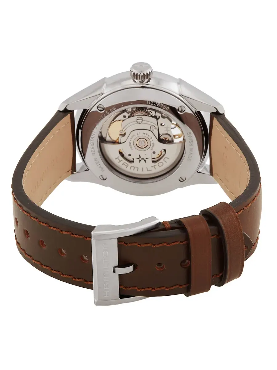 Часы Hamilton Jazzmaster Open Heart Auto автоматические H32675570 — изображение 3 из 3, оттенок серебряный