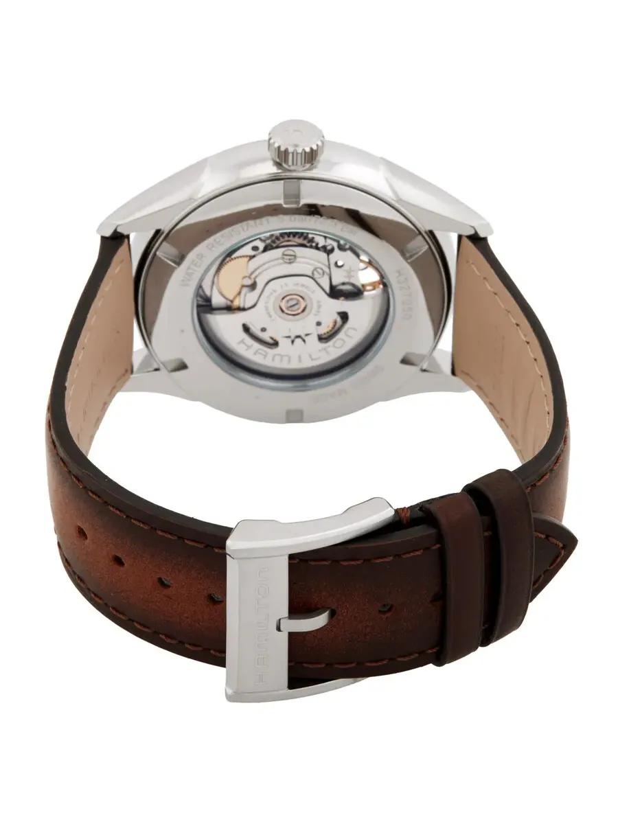Мужские часы Hamilton JazzMaster Open Heart с автоматическим механизмом H32705560 — изображение 3 из 3, оттенок серебряный