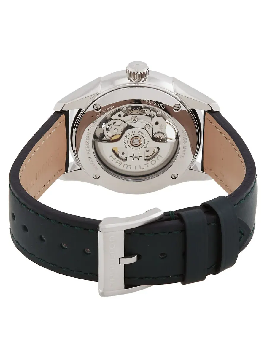Мужские часы Hamilton Jazzmaster Skeleton с автоматическим механизмом и белым циферблатом H42535810 — изображение 3 из 3