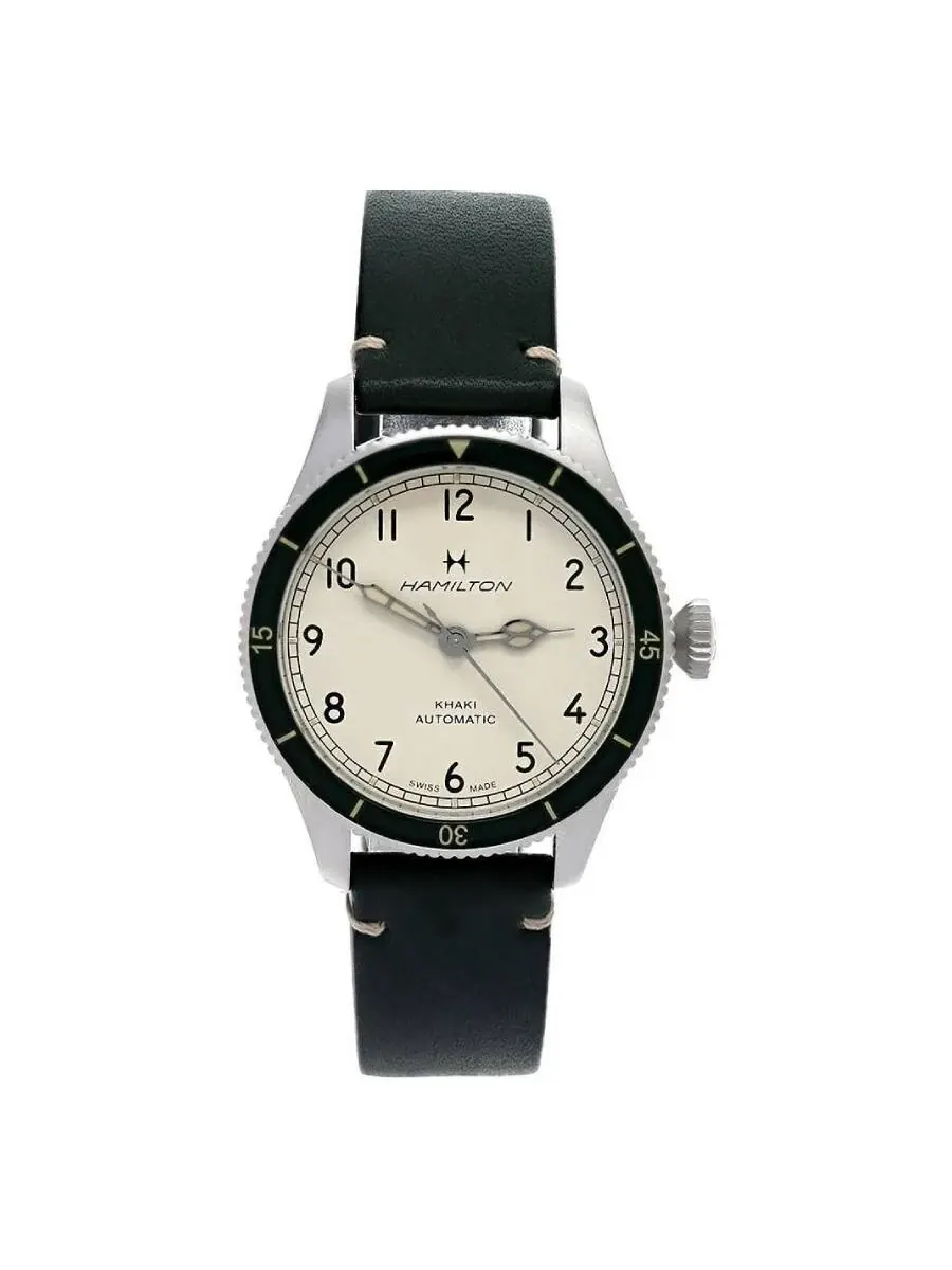 Мужские автоматические часы Hamilton Khaki Aviation Pilot Pioneer с белым циферблатом, модель H76255810