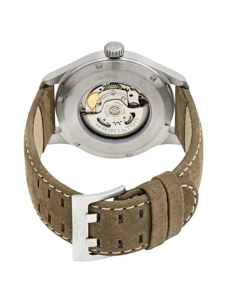 Мужские автоматические часы Hamilton Khaki Field с черным циферблатом, модель H70545550 — изображение 3 из 3, оттенок серый