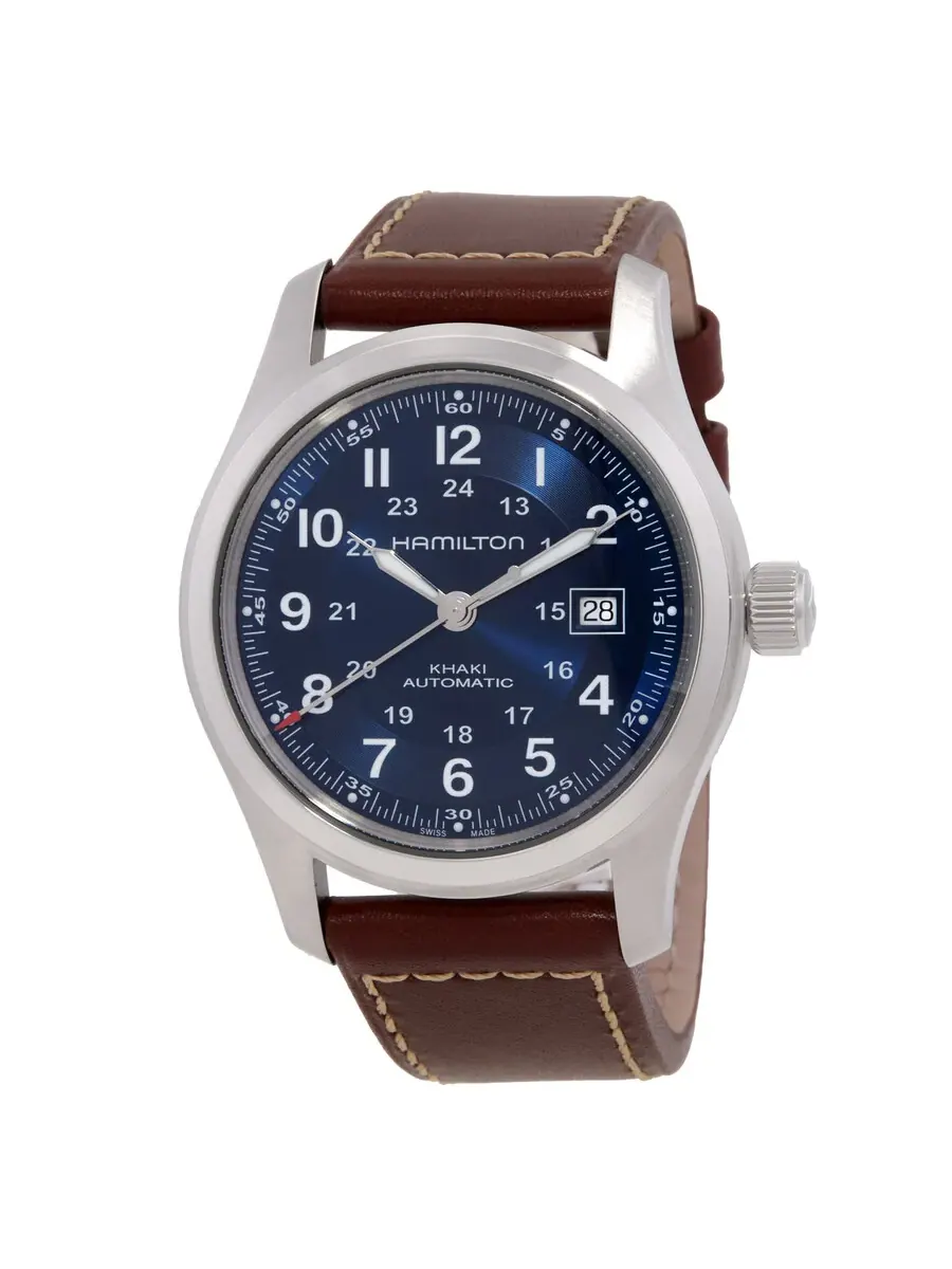Автоматические часы Hamilton Khaki Field с синим циферблатом H70605540