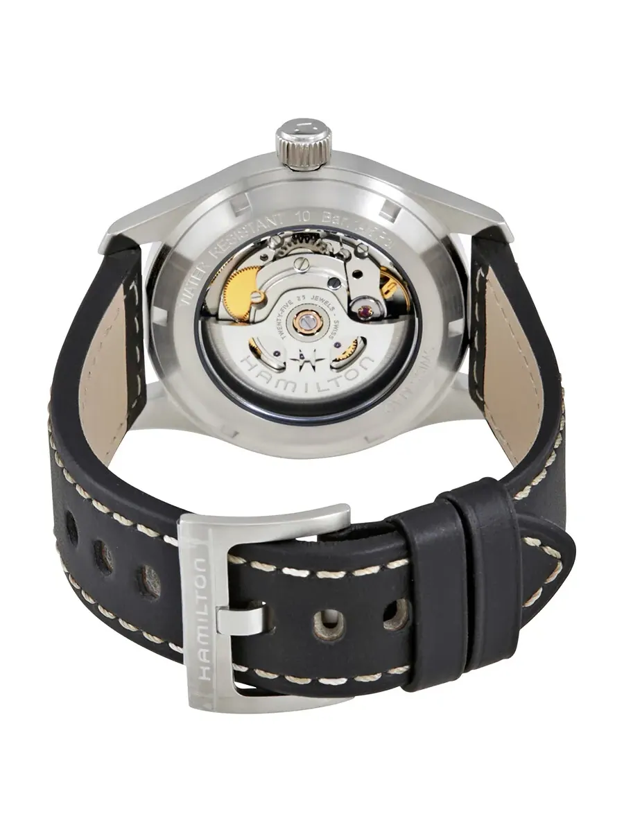 Мужские часы Hamilton Khaki Field Automatic H70455733 — изображение 3 из 4, оттенок серебряный