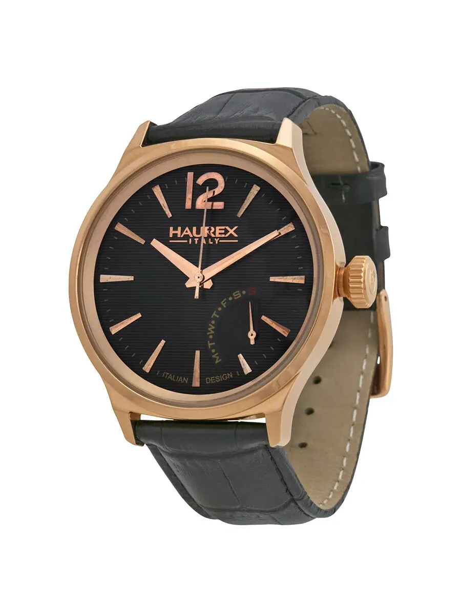 Мужские часы Haurex Italy Grand Class из нержавеющей стали 6R341UGH — серый