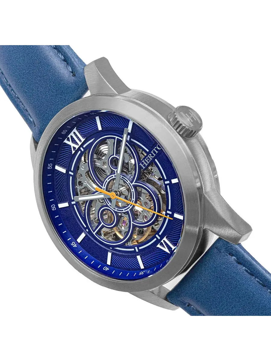 Мужские часы Heritor Jonas Blue Dial HERHR9503 — изображение 3 из 3, оттенок серебряный