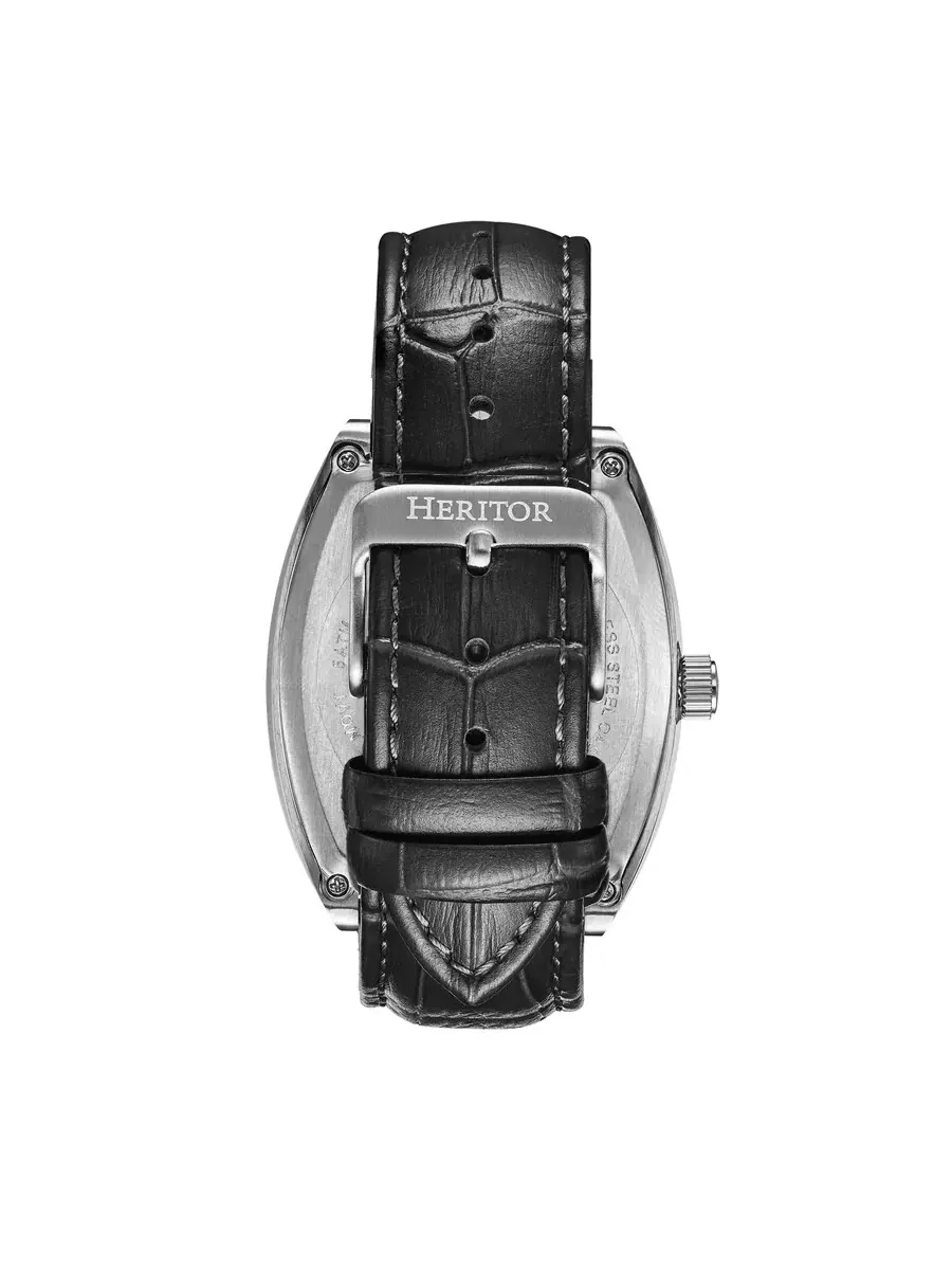 Мужские часы Heritor Masterson с автоматическим механизмом и черным циферблатом HERHS3501 — изображение 3 из 3