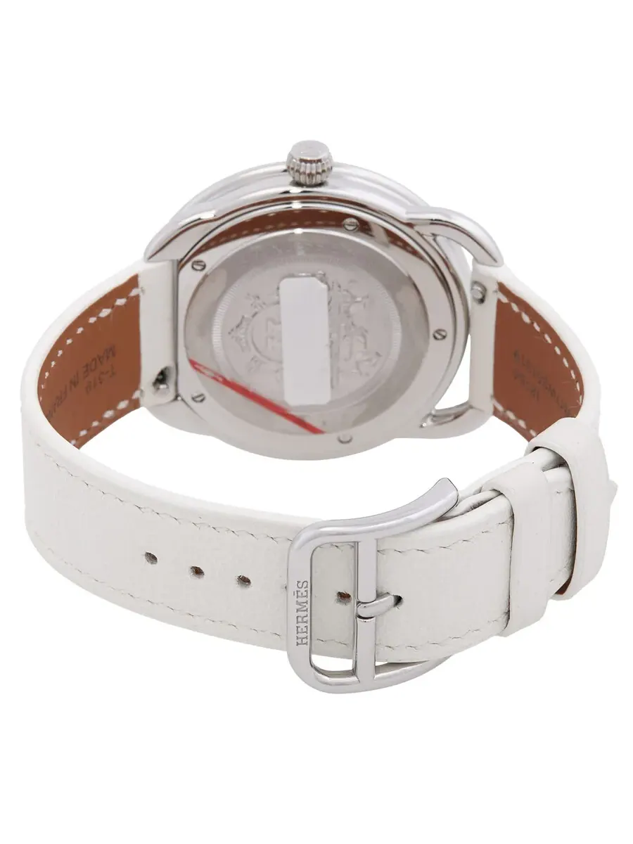 Часы Hermes Arceau Quartz с синим циферблатом 057267WW00 — изображение 3 из 3, оттенок серебряный