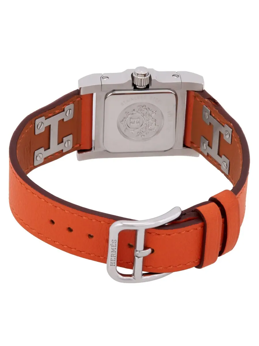Женские часы Hermes Medor PM с кварцевым механизмом 028326WW00 — изображение 3 из 4, оттенок серебряный