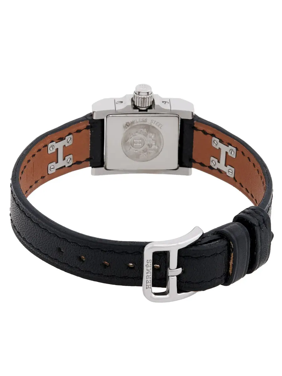 Женские кварцевые часы Hermes Medior TPM с серебристым циферблатом 028168WW00 — изображение 3 из 4, оттенок серебряный