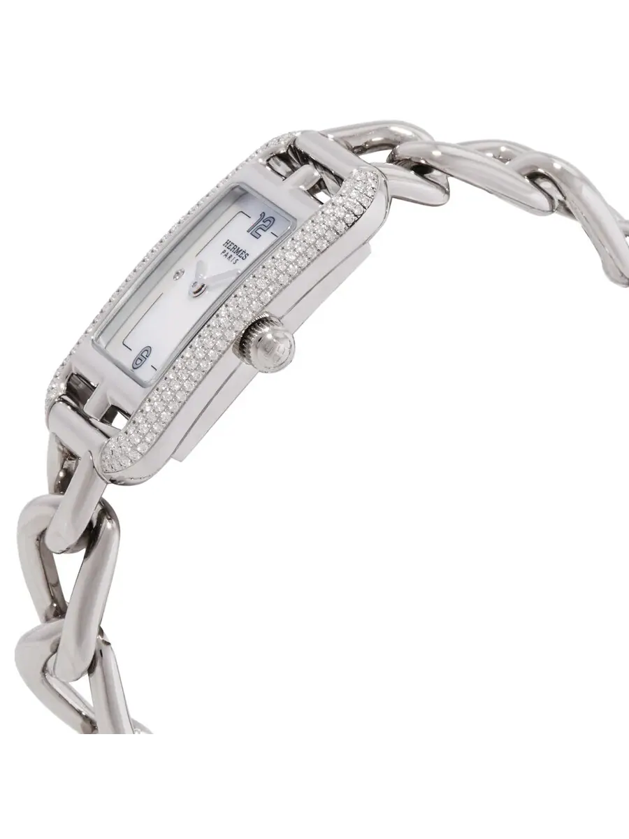 Женские часы Hermes Nantucket Small Model с кварцевым механизмом и бриллиантами 059586WW00 — изображение 2 из 3