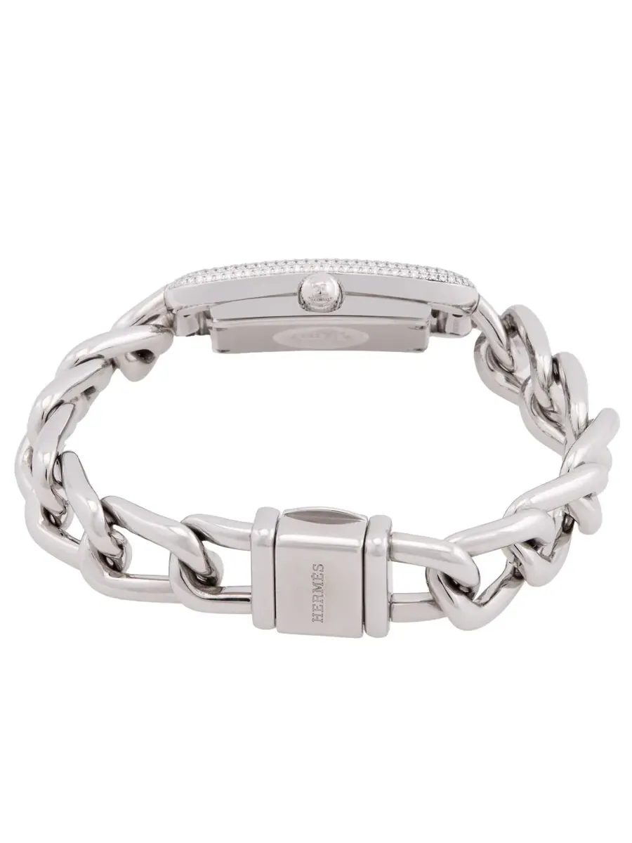 Женские часы Hermes Nantucket Small Model с кварцевым механизмом и бриллиантами 059586WW00 — изображение 3 из 3