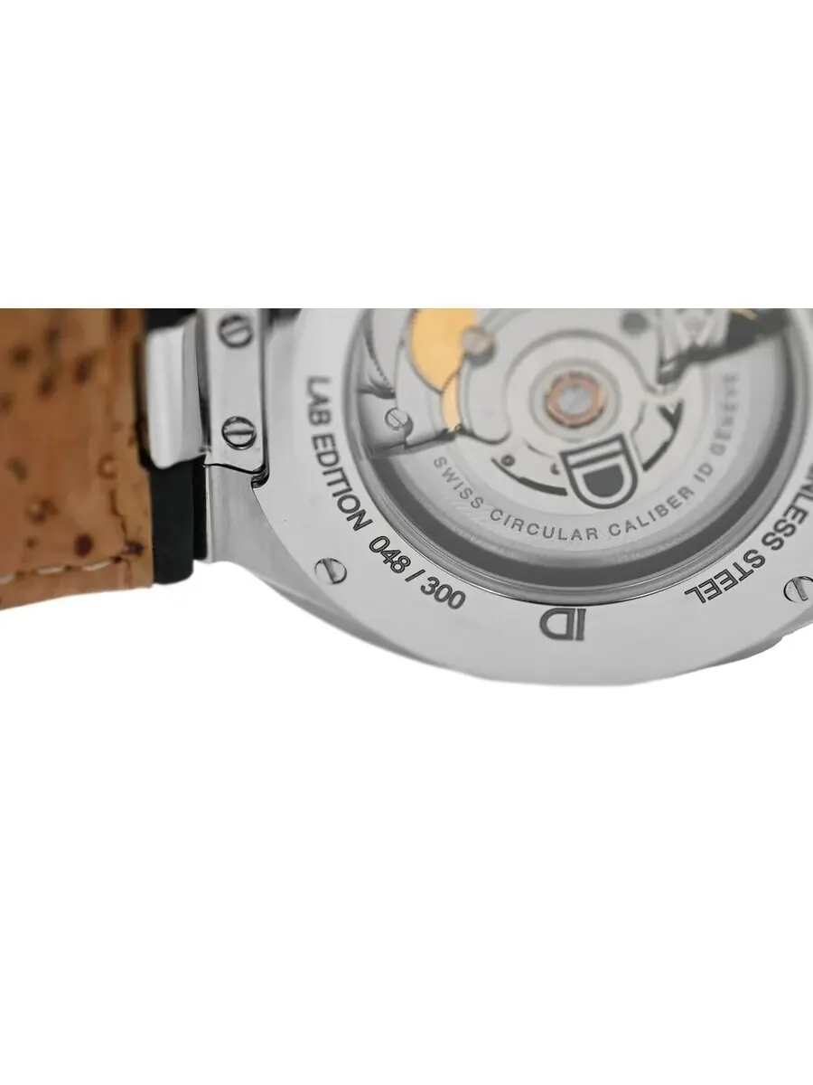Мужские часы ID Geneve Circular S Limited Automatic с розовым циферблатом 048/300 — изображение 6 из 7, оттенок серебряный