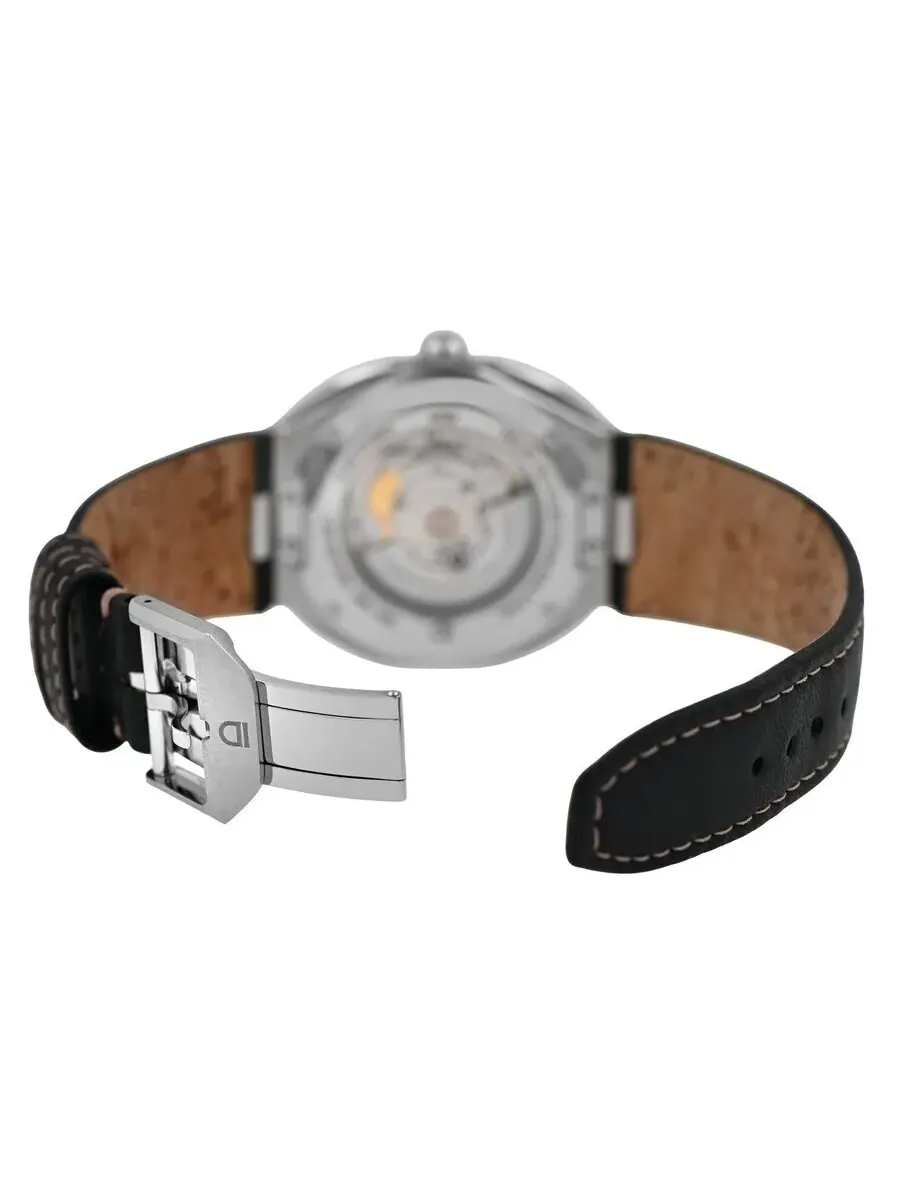 Мужские часы ID Geneve Circular S Limited Automatic с розовым циферблатом 048/300 — изображение 7 из 7, оттенок серебряный