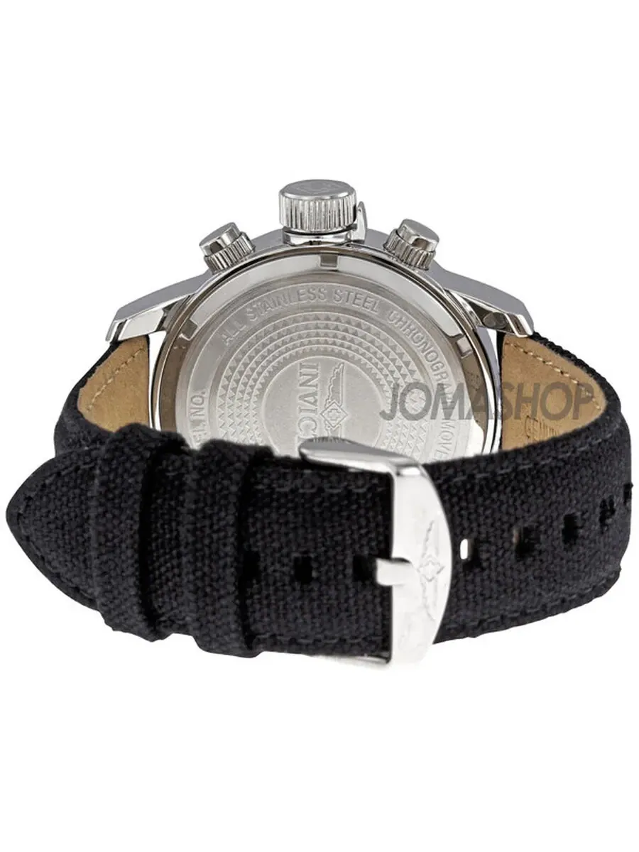 Мужские часы Invicta Lefty Force Chronograph с черным циферблатом 1512 — изображение 3 из 4, оттенок серебряный