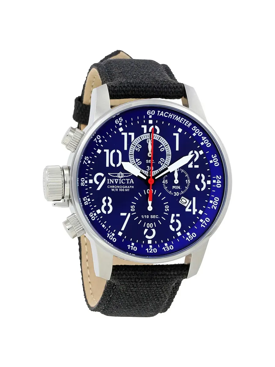 Мужские часы Invicta Lefty Force Chronograph с синим циферблатом 1513