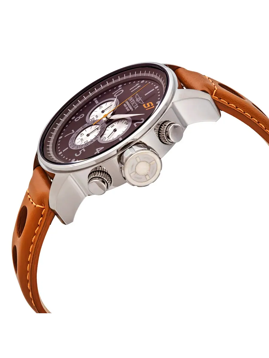 Мужские кварцевые часы Invicta S1 Rally Chronograph с коричневым циферблатом, артикул 16015 — изображение 2 из 3