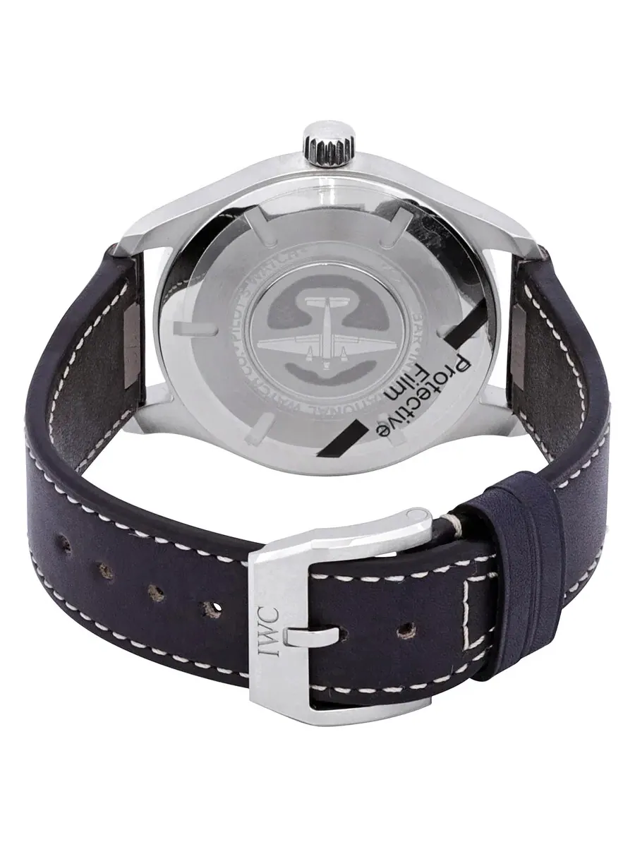 Мужские часы IWC Mark XX Pilots с автоматическим механизмом и синим циферблатом IW328203 — изображение 3 из 6
