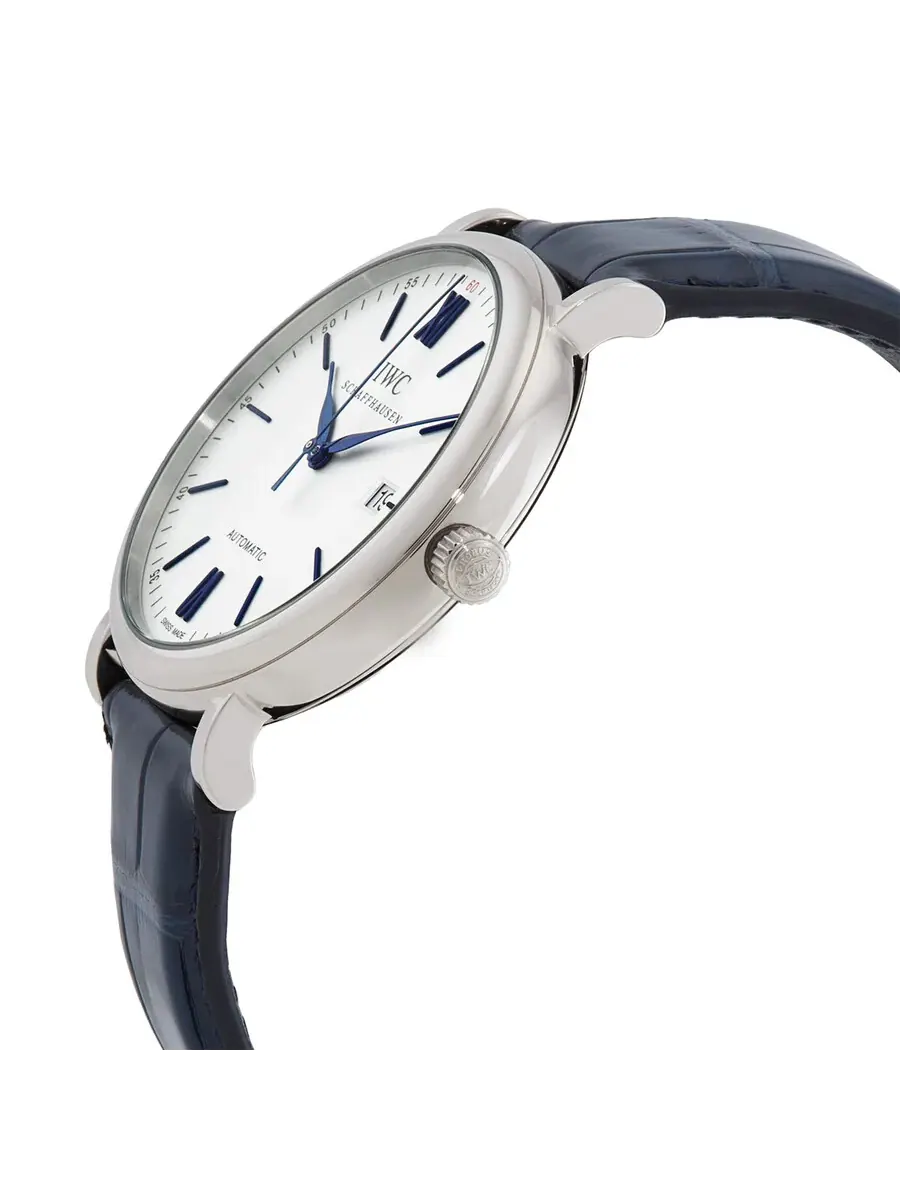Мужские часы IWC Portofino Automatic с серебристым циферблатом IW356527 — изображение 2 из 3, оттенок серебряный