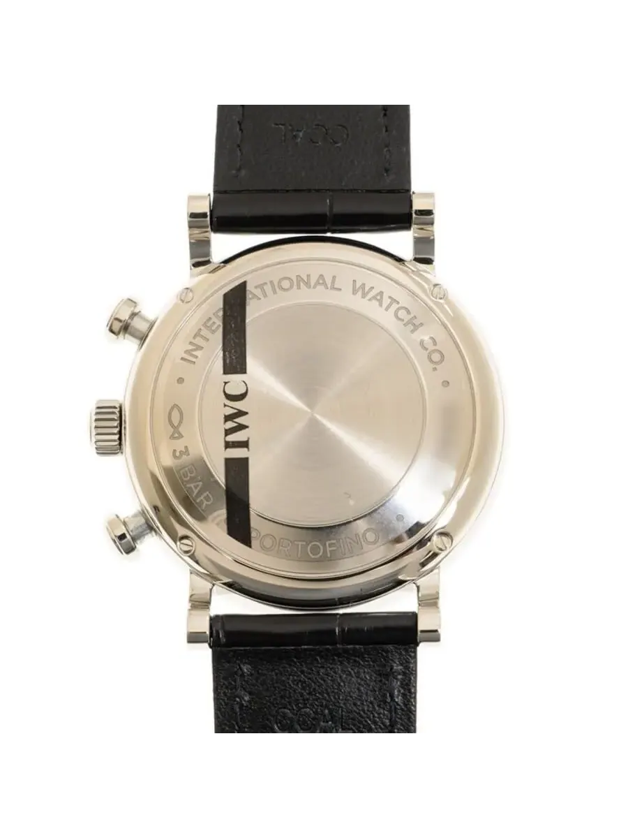 Мужские часы IWC Portofino Chronograph Automatic с серебристым циферблатом IW391406 — изображение 4 из 5, оттенок серебряный
