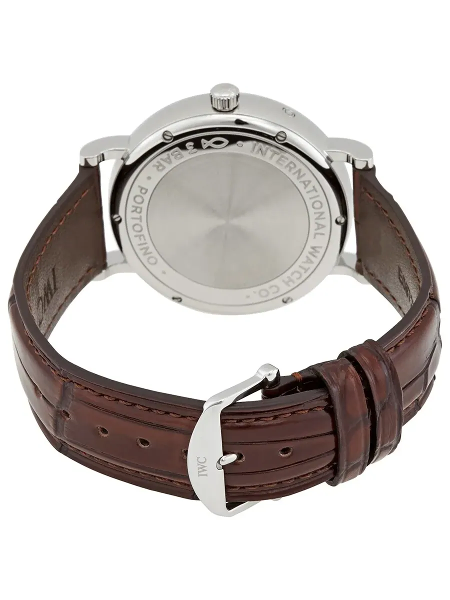 Мужские автоматические часы IWC Portofino Moon Phase с серебристым циферблатом IW459401 — изображение 3 из 3