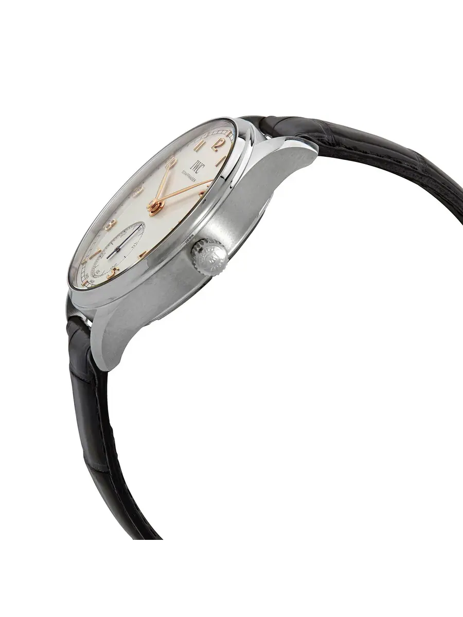 Мужские часы IWC Portugieser Automatic с посеребренным циферблатом IW358303 — изображение 2 из 3, оттенок серебряный