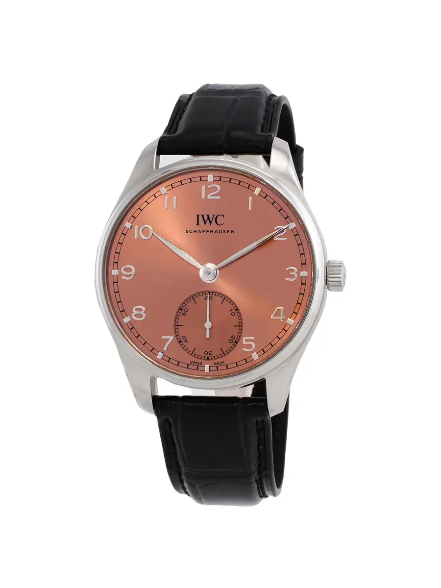 Мужские часы IWC Portuguese 40 Automatic с семговым циферблатом IW358313