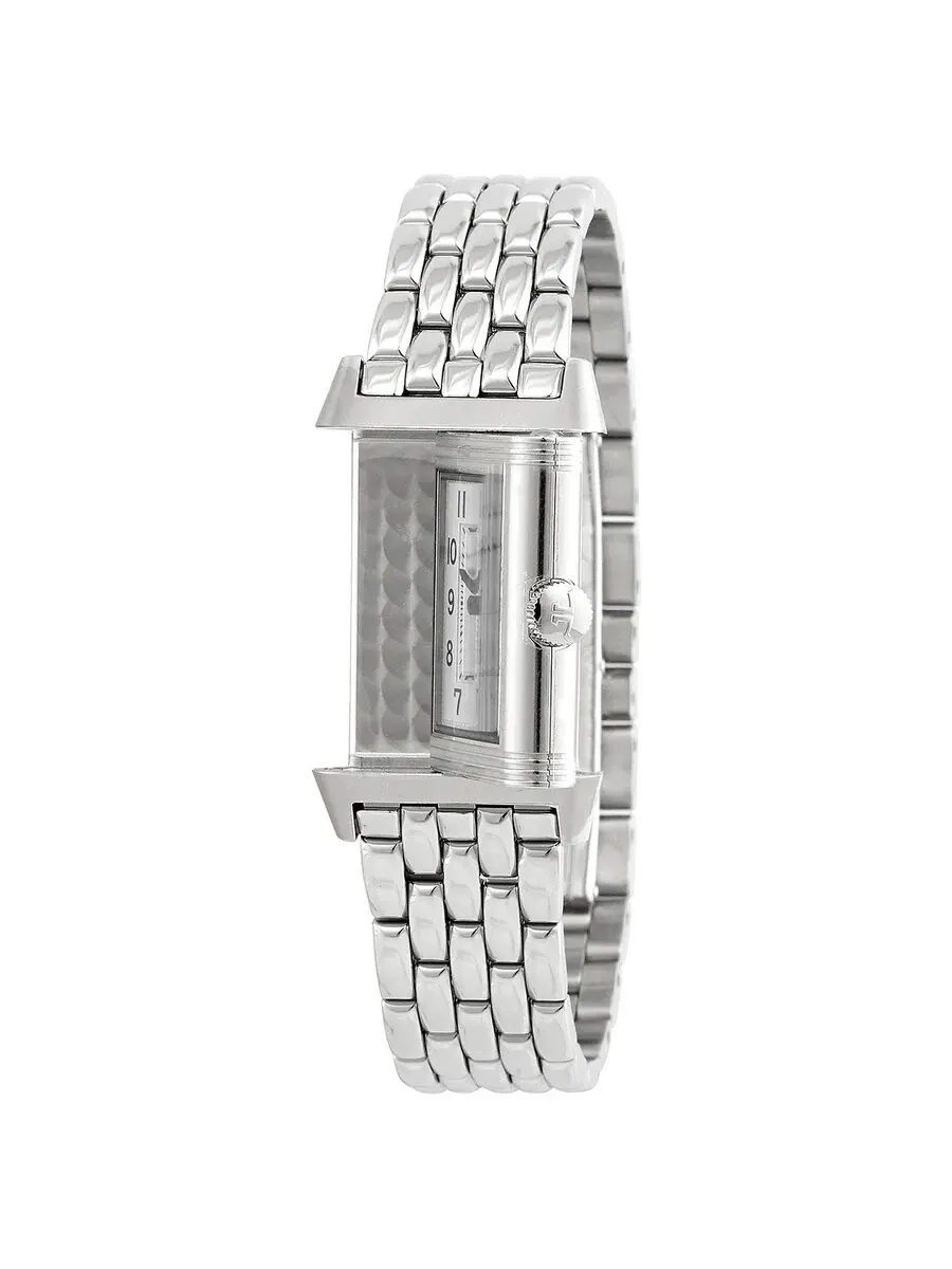 Женские часы Jaeger LeCoultre Reverso Classic Monoface Quartz с серебристым циферблатом Q2618140 — изображение 5 из 5