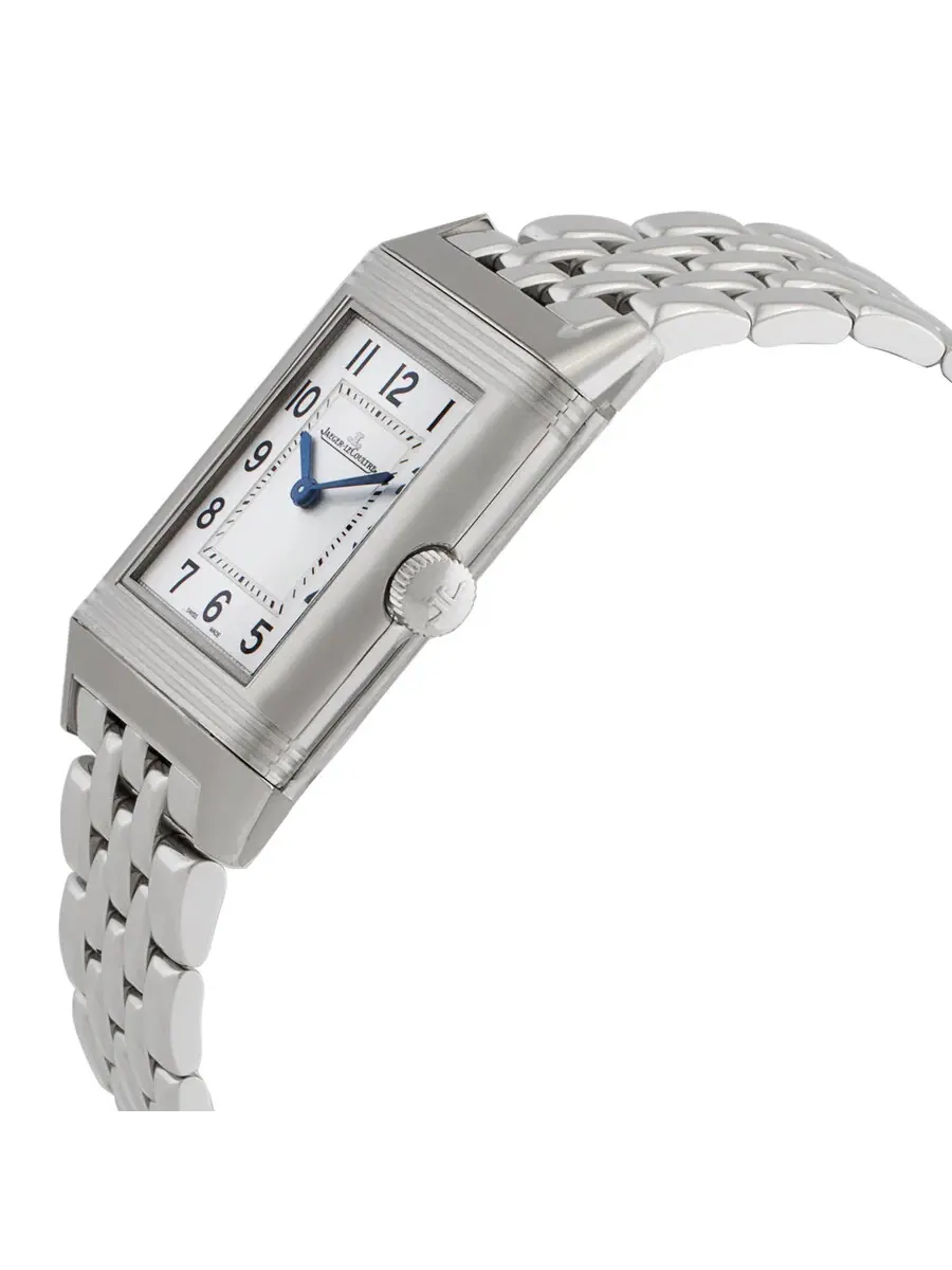 Женские часы Jaeger LeCoultre Reverso Classic Quartz с серебристым циферблатом Q2518140 — изображение 2 из 4