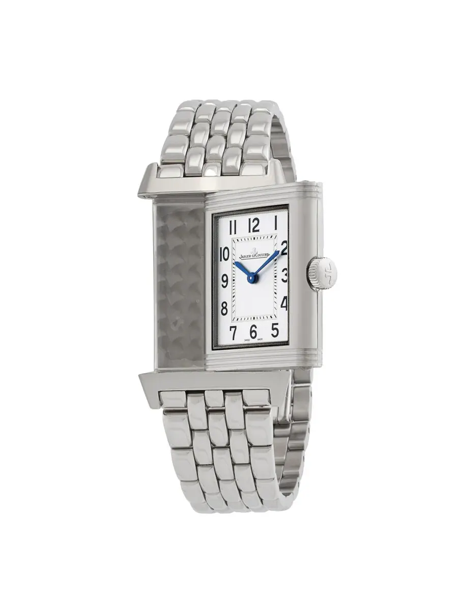 Женские часы Jaeger LeCoultre Reverso Classic Quartz с серебристым циферблатом Q2518140 — изображение 4 из 4