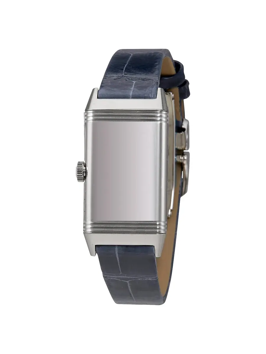 Женские часы Jaeger LeCoultre Reverso с серебристым циферблатом и бриллиантами Q3288420 — изображение 3 из 4